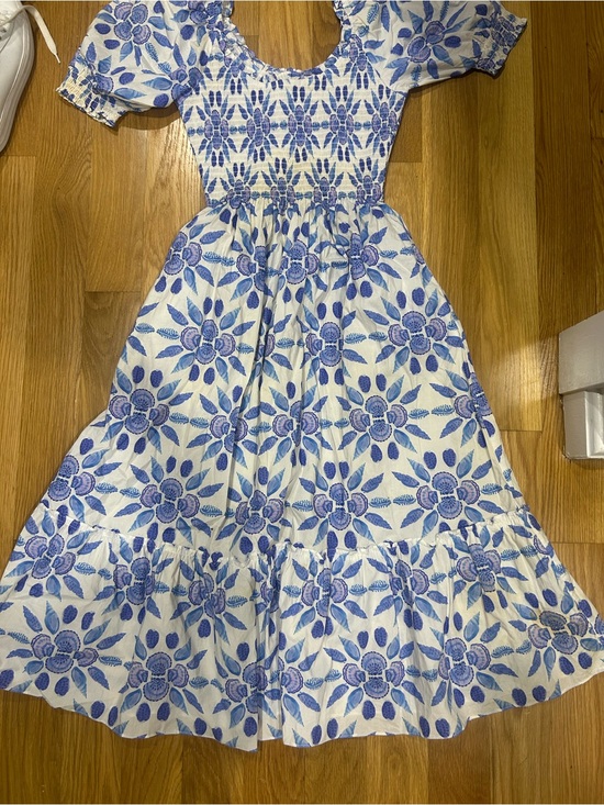 Hill House Dresses & Skirts - Women’s Blue Floral hill house nap Dress